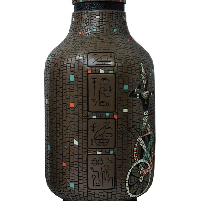 1960s Mid-Century Ceramic Table Lamps by Reglor of California - a Pair For Sale - Image 4 of 10