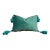 Contemporary Velvet Pillow Cover With Handmade Fringe For Sale