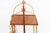 Elegant French vintage folding serving cart designed by Marie-Françoise Mondineu, featuring a sophisticated combination of...