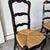 Late 20th Century Late 20th Century French Provincial Ladderback Chair Rush Seat For Sale - Image 5 of 10