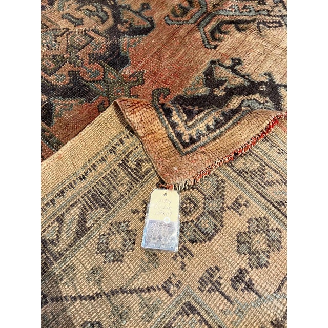 Turkish Antique Oushak Rug 13.9x11.0 For Sale - Image 3 of 5