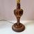 Mid-Century Turned Mixed Wood Lamp With Shade For Sale - Image 9 of 12