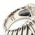Early 21st Century David Yurman .30ctw Diamond Belmont CurbChain Ring, Sterling Silver, Ring Size 6 For Sale - Image 5 of 6
