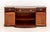 George III Style Flame Mahogany Breakfront Sideboard, with string inlay, central portion with two drawers above two-door...