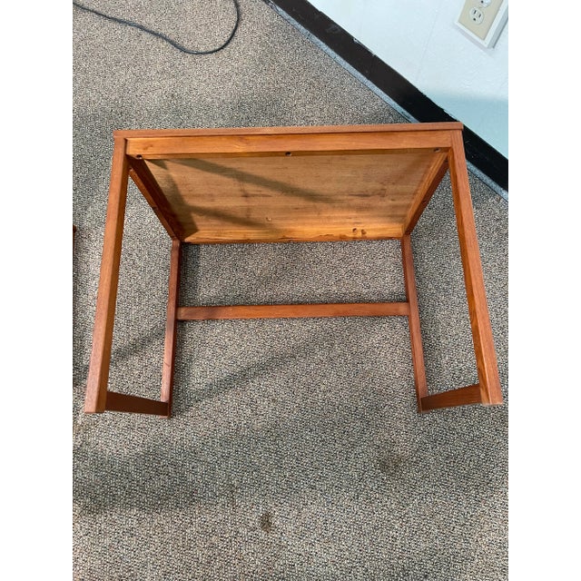 Mid 20th Century Mid Century Modern Nesting Tables by Seffle Mobelfabrik - Set of 3 For Sale - Image 9 of 13