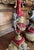 Goldenrod Louis XV Clock and Candelabras in Bronze and Red Marble, Set of 3 For Sale - Image 8 of 9