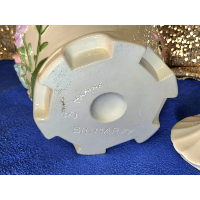 Vintage Bil-Mar 1979 Signed Pagoda Vase With Lid For Sale - Image 12 of 18