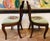 1950s 1950’s Vintage Duncan Phyfe Mahogany Dining, Side Chairs With Botanical Themed Needlepoint Seats- A Pair For Sale - Image 5 of 12