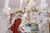 Large Vintage Porcelain Chandelier, Dresden For Sale - Image 4 of 9