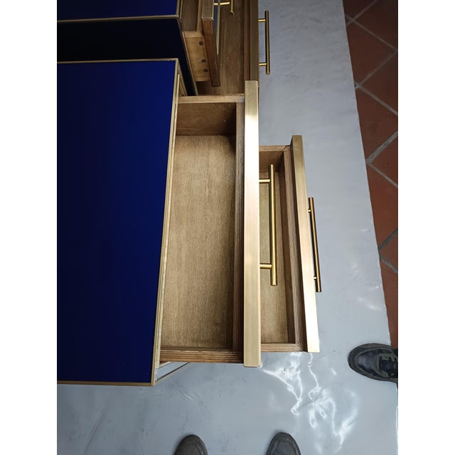 Wood Wooden Bedside Tables from Justfurnituress SRL, Set of 2 For Sale - Image 7 of 13
