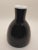 Dark Amethyst with White Trim Hand Blown Studio Vase - 6 in
