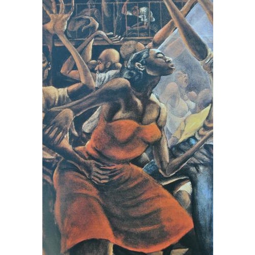 Ernie Barnes, Sugar Shack, Silkscreen Print, 2002 For Sale - Image 6 of 16