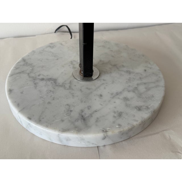 Black Original Eyeball Floor Lamp by Angelo Lelii for Arredoluce, 1960s Marble Base For Sale - Image 8 of 17