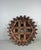 Large Japanese Wooden Cogwheel, 1920s For Sale - Image 9 of 17