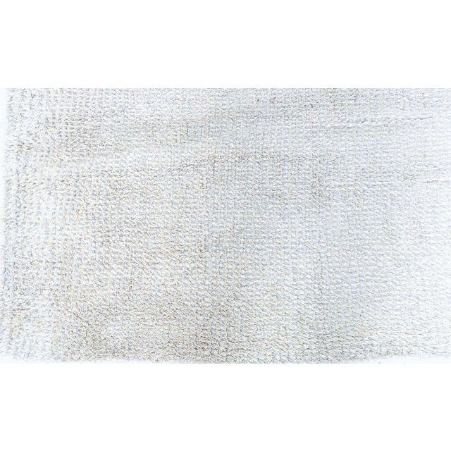 Modern Contemporary Beige Handmade Wool and Silk Rug by Doris Leslie Blau For Sale - Image 3 of 8