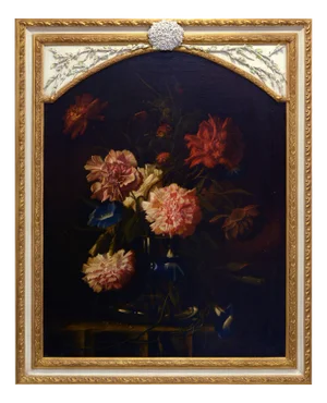 Still Life with Flowers, 17th Century, Oil on Canvas, Framed