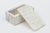 Antique White White and Gray Marble Box, 1990's For Sale - Image 8 of 12