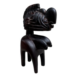 Vintage African Hand-Carved Wood Baga Style Fertility Figure, 1950s For Sale