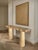 Contemporary Dot 65 Inch Modern Architectural Console Table with Ball Design in Light Oak For Sale - Image 3 of 8