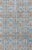 Sky Blue Antique All-Over Pattern Persian Geometric Tabriz Rug in Blue and Taupe For Sale - Image 8 of 13