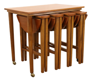 Nesting Tables by Poul Hundevad, Set of 5
