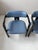 Pamplona Dining Chairs and Table in Petrol Leather by Augusto Savini for Pozzi, Italy, 1970, Set of 7 For Sale - Image 17 of 18