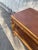 Wood Bamboo Table . Mid Century Modern Bamboo Table. Bamboo and Rattan Table With Woven Top Detail and Shelf For Sale - Image 7 of 12