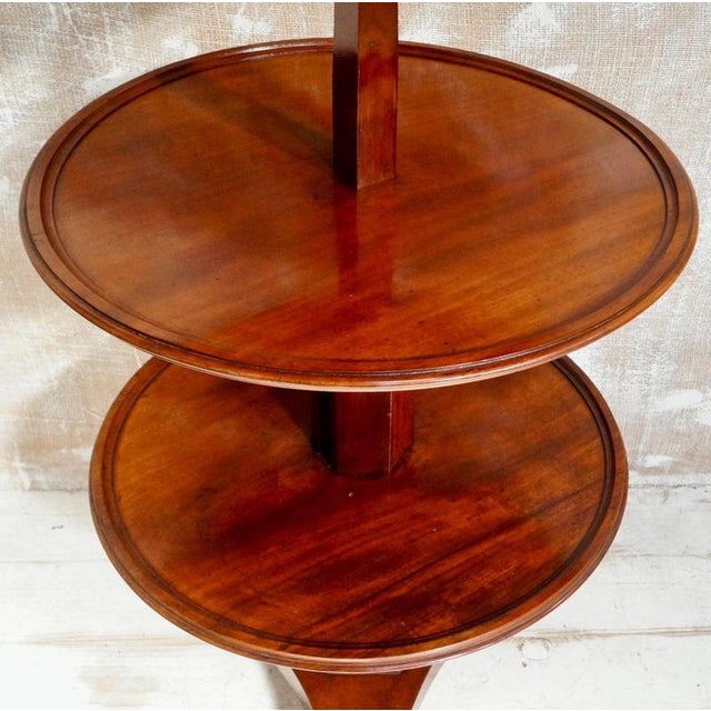 19th Century Antique Regency Mahogany Metamorphic Three-Tier Dumb Waiter, 1800 For Sale - Image 5 of 9