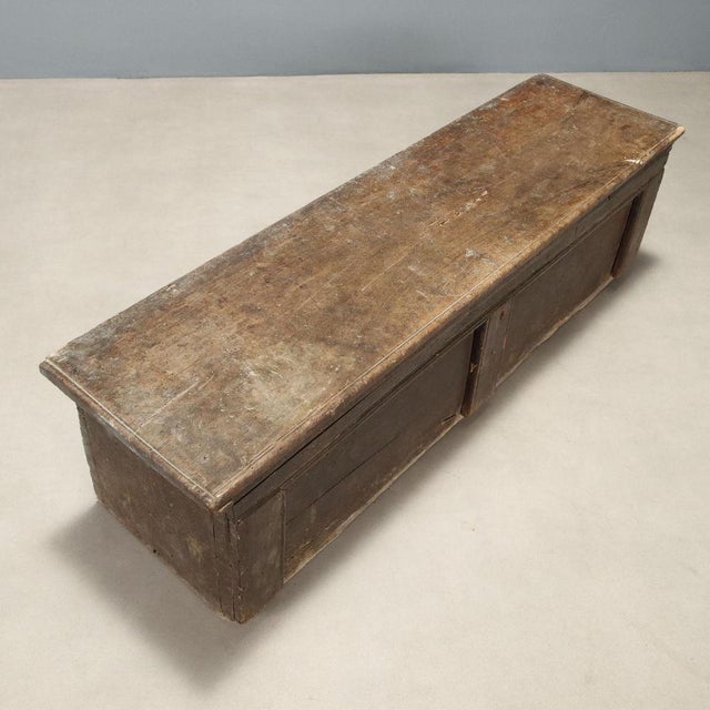 Archaic Walnut Chest For Sale - Image 9 of 12