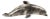Hand-Carved Rock Crystal Dolphin For Sale