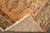 Brown 19th Century Zabihi Collection Orange Khotan Scatter Rug - 4'1" x 5'4" For Sale - Image 8 of 12