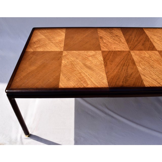Chestnut John Stuart Extendable Dining Table, Mahogany & Walnut, 1960s For Sale - Image 8 of 10