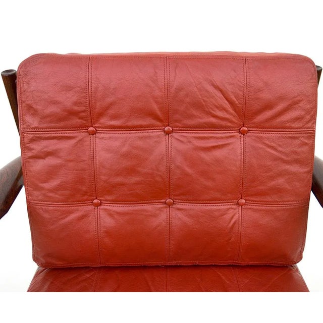 Set of Rosewood Model 118 Armchairs by Grete Jalk for France & Son For Sale - Image 11 of 14