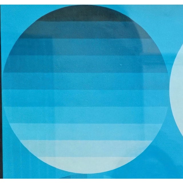 This silkscreen print by victor vasarely (1906–1997), entitled hold-kk, comes from the 1972 folio progressions ii,...