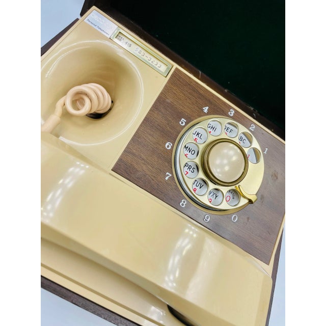 Vintage "DecoTel" Boxed Rotary Executive Desk Phone Chairish