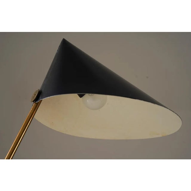 1950s Mid-Century Scandinavian Table Lamp attributed to Svend Aage Holm Sørensen for Asea, 1950s For Sale - Image 5 of 11