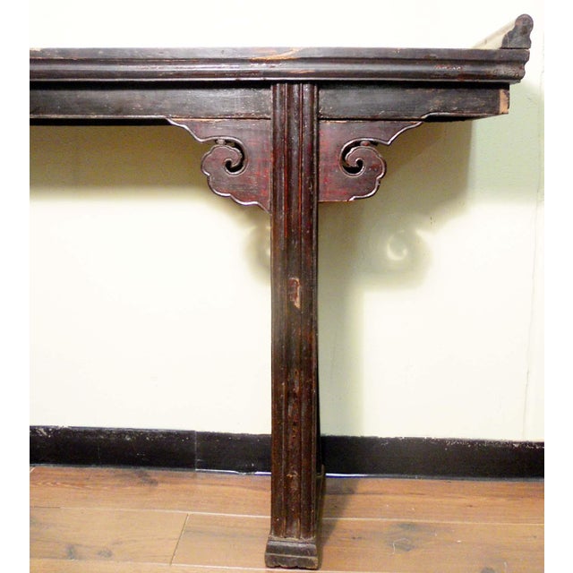 Antique Chinese Altar Table (5092) Korean Zelkova, Circa 1800-1949 For Sale - Image 4 of 11