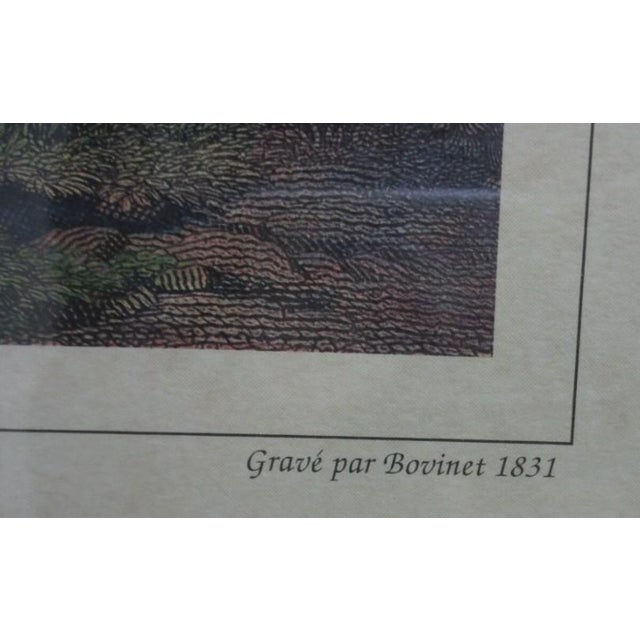 1980s Chelsea House Swiss Country Side Gold Framed Print Reproduction For Sale - Image 12 of 12