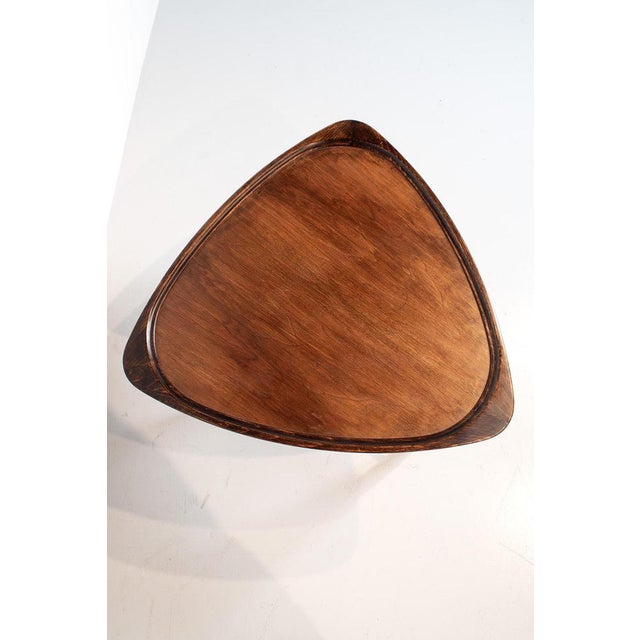 Brown Side Table by Kurt Østervig For Sale - Image 8 of 11