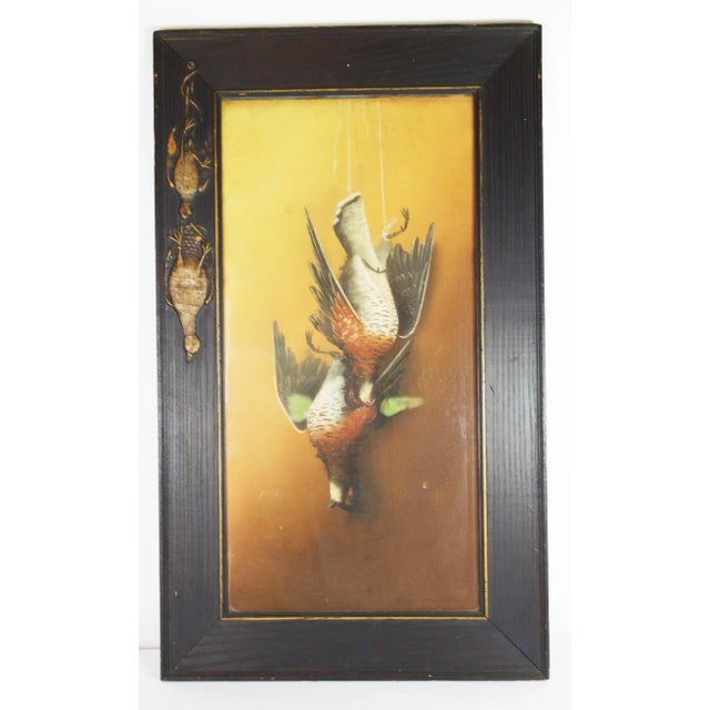 Antique Chromolithograph of Hanging Gamebirds For Sale - Image 11 of 11