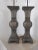 Vintage 1950s Pewter Lamps - a Pair For Sale - Image 12 of 13