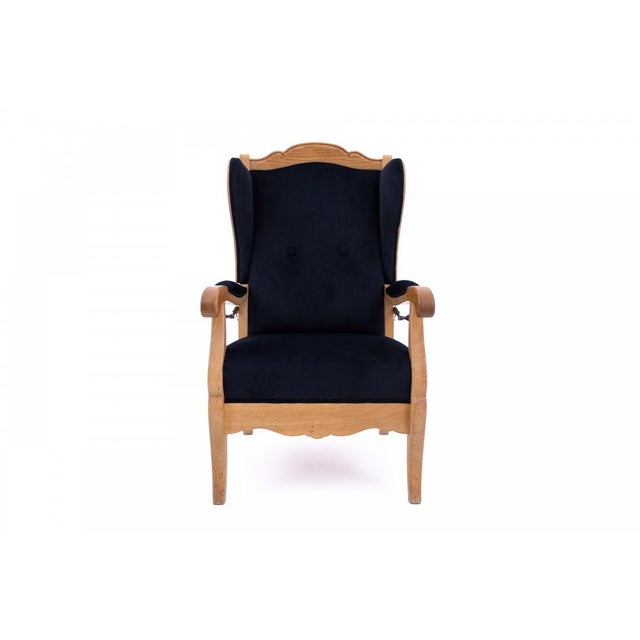 Set of Reclining Chair with Ottoman, 1940s For Sale - Image 10 of 18