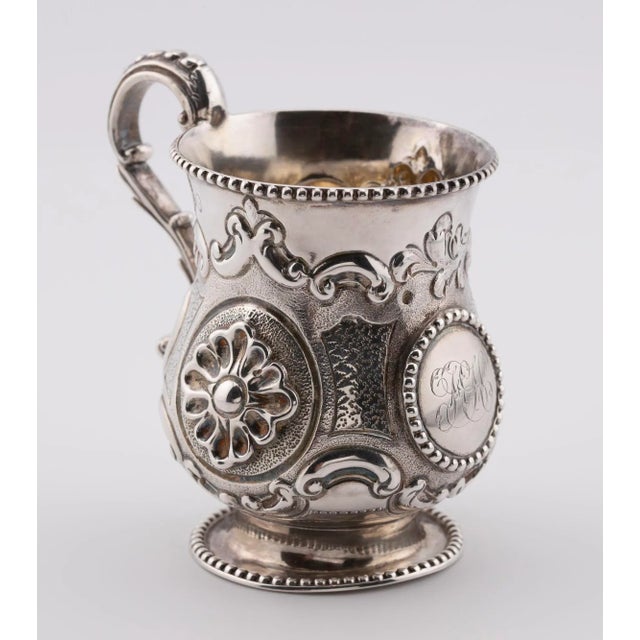 Mid 19th Century Antique English Sterling Silver Christening Cup, 1858 For Sale - Image 5 of 5
