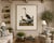 Black Great Heron & Marsh Birds, Vintage Natural History Art Print Reproduction, 40" X 60" For Sale - Image 8 of 11