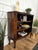 1950s Mid-Century Italian Walnut Burl Wood Three Shelves Open Bookcase Library, 1950s For Sale - Image 5 of 10