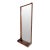 C. 1960s Mid-Century Wall Mirror in Walnut With Shelf For Sale