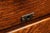 Copper Antique Oak Filing Cabinet With Japanned Hardware For Sale - Image 8 of 17