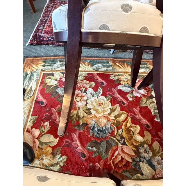 Off-white Barbara Barry for Baker Furniture Dining Room Chairs, Set of Eight For Sale - Image 8 of 14