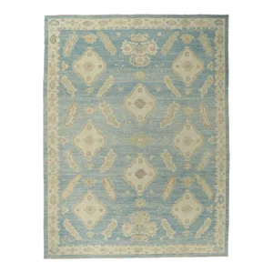 Turkish Oushak Rug - 10'04 X 13'06