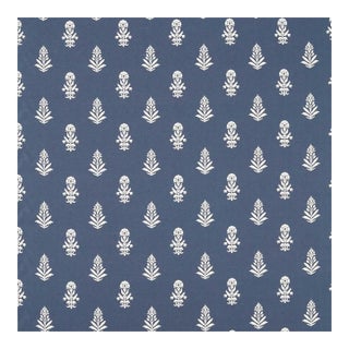 Sanderson Dabu Fabric in Indigo For Sale